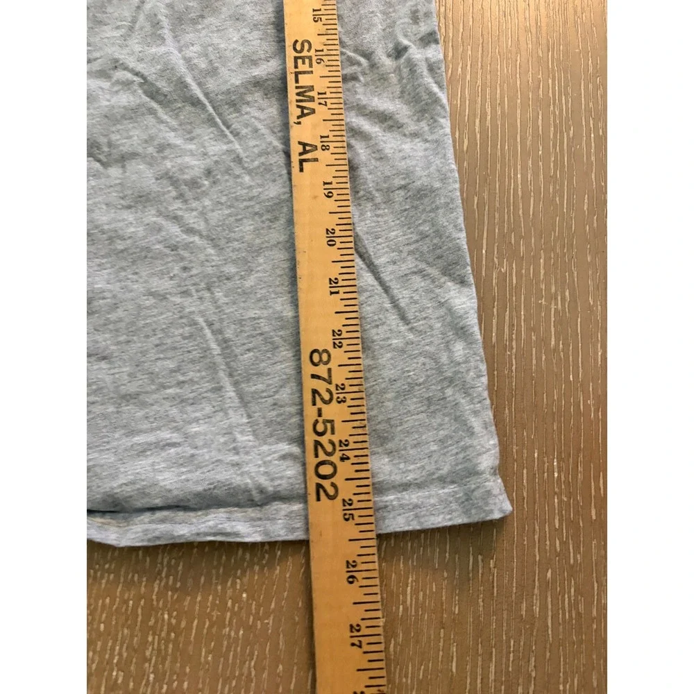 Polo Ralph Lauren Men's XL Gray Big Pony Hooded Long Sleeve T-Shirt Logo Sleeve